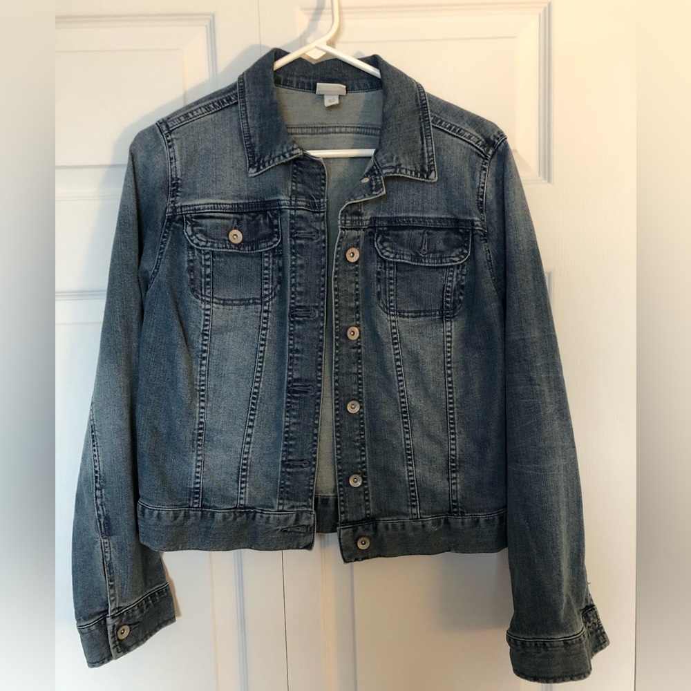 Merona Denim Jacket Size S/P - Picture 1 of 3